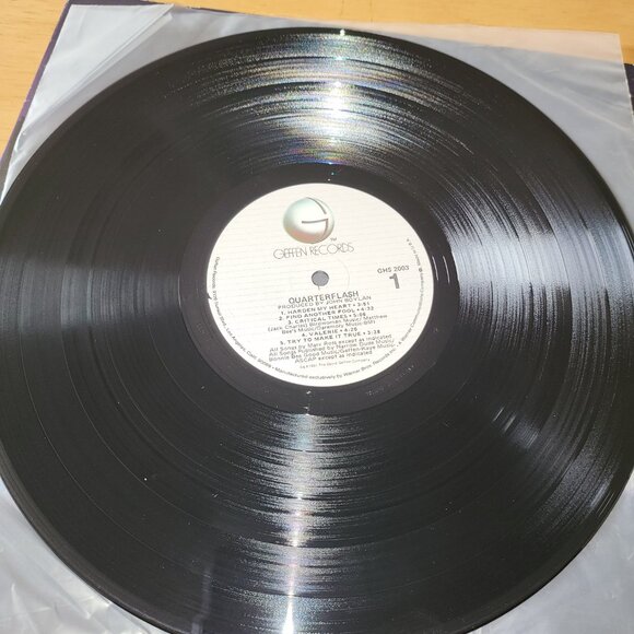 Quarterflash Self-Titled Vinyl LP 1981 Geffen Records GHS 2003 Pop Rock LP7 - Picture 5 of 9